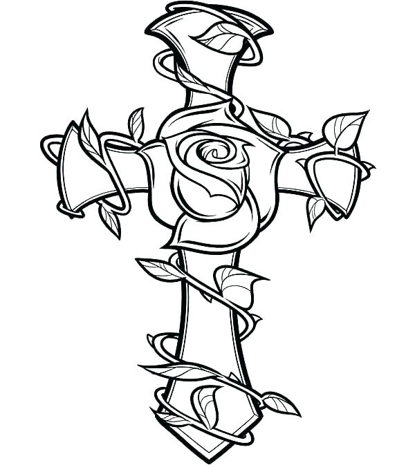600x673 Rose Coloring Pages Luxury Heart And Roses Coloring Pages Fee Rose