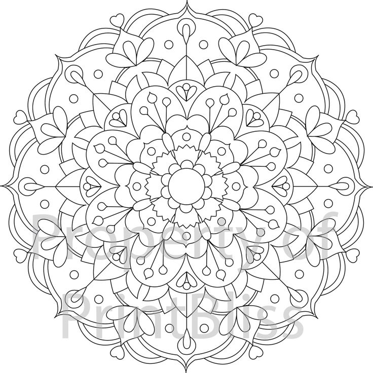 736x736 Printable Flower Mandala Coloring Pages Ideas Of Printable Rose