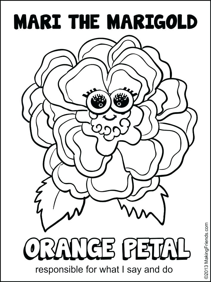 708x943 Daisy Petal Coloring Page View Larger Girl Scout Coloring Sheets