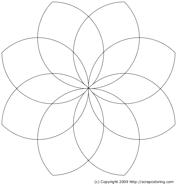 600x630 Rose Petals Coloring Pages