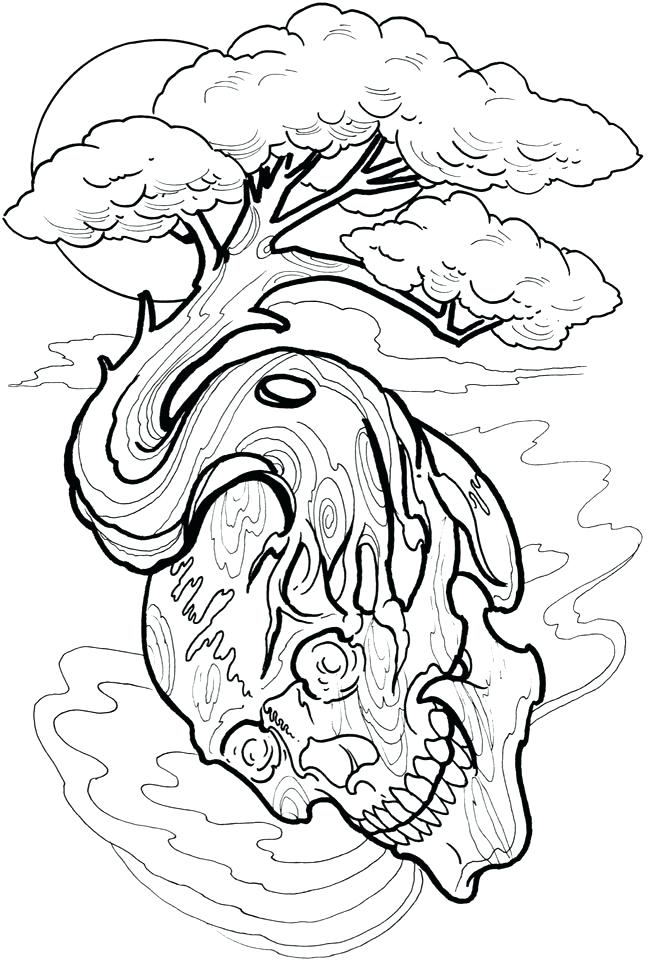 650x965 Amazing Tattoo Coloring Pages Printable Or Adult Coloring Page
