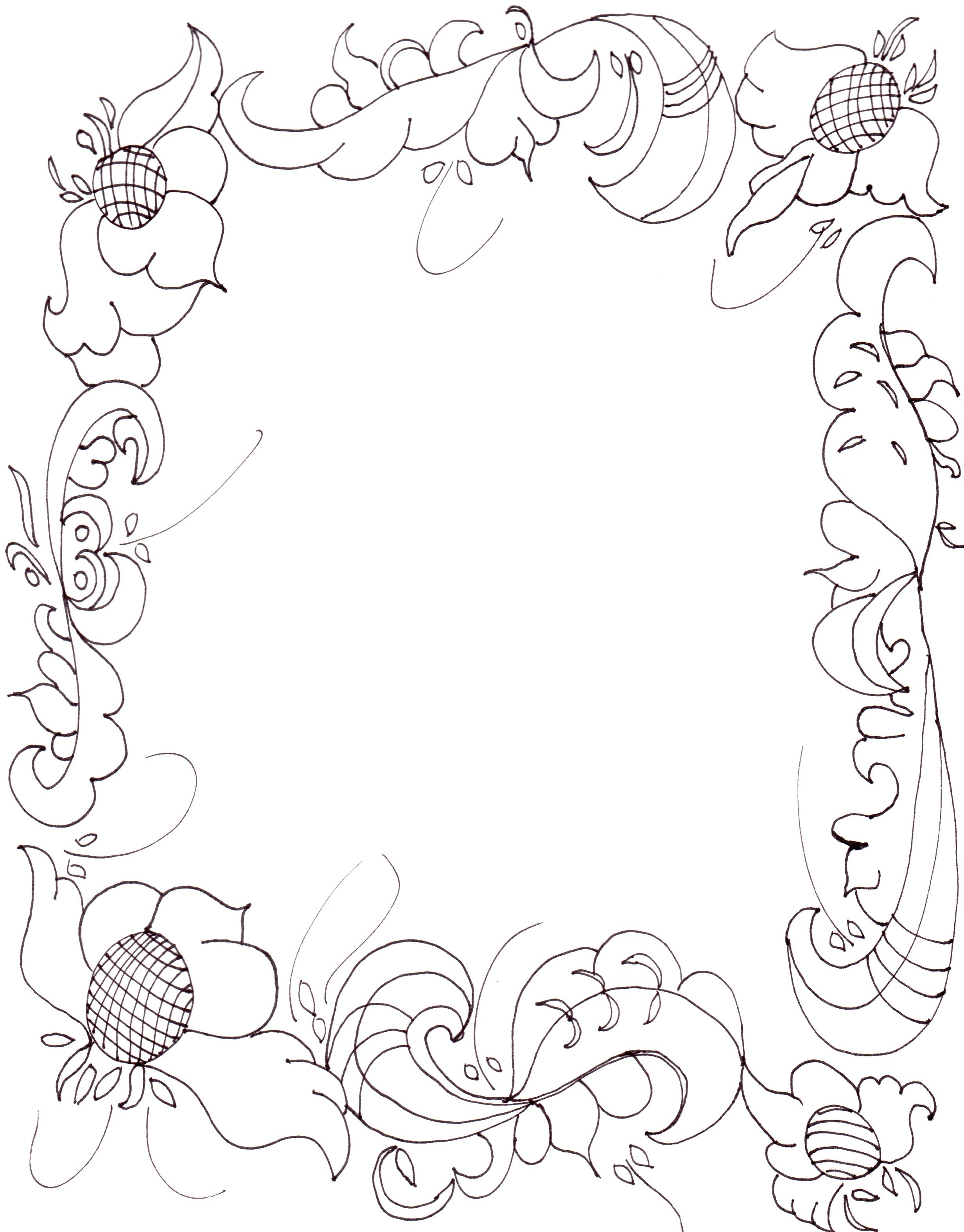 2465x3150 Inspired By Oleanna Cunneen, I Created A Border Shoshanah Marohn