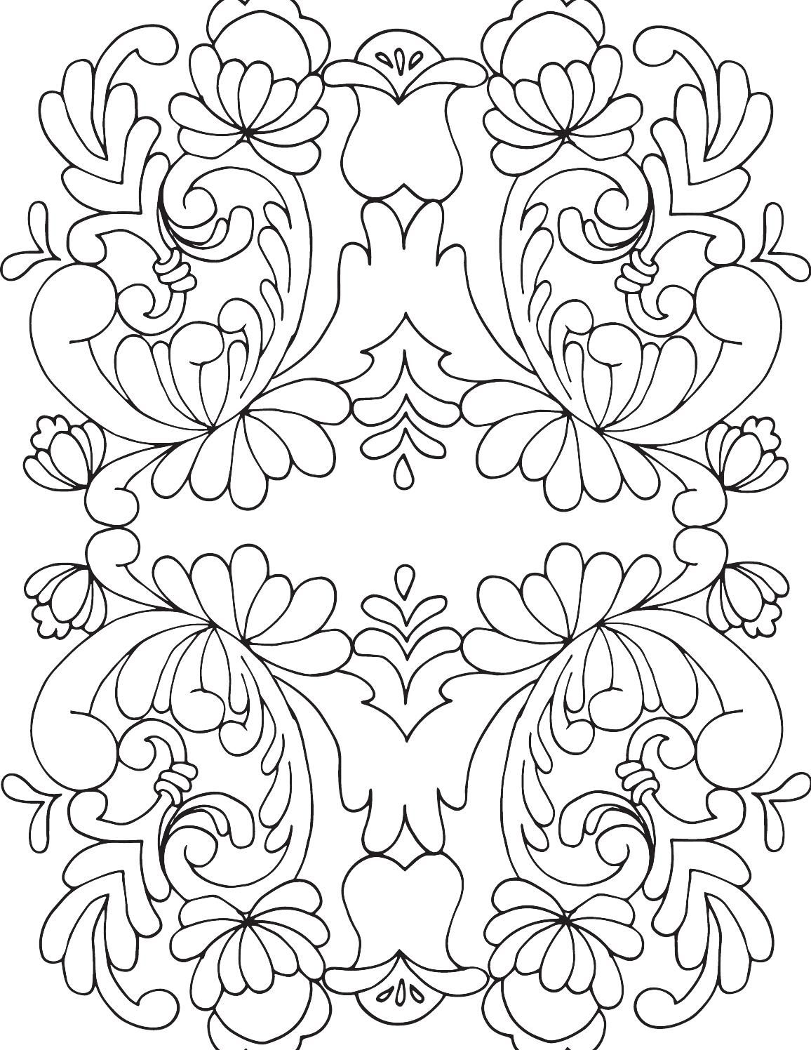 1156x1496 Rosemaling Coloring Book1 Coloring Books, Newspaper And Adult