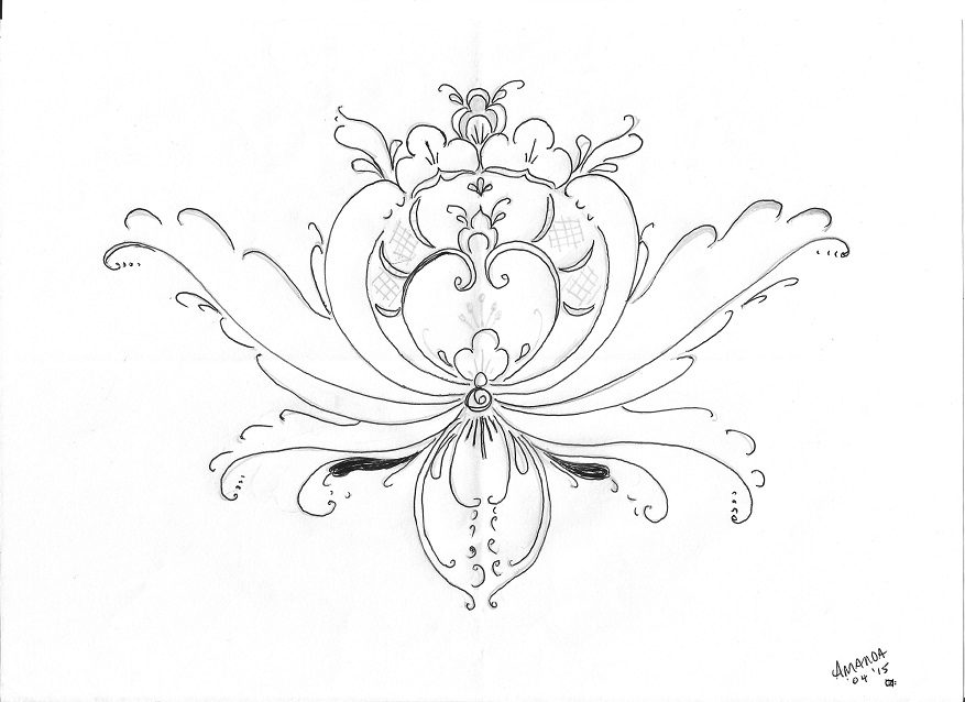 877x638 Rosemaling Something To Ponder About