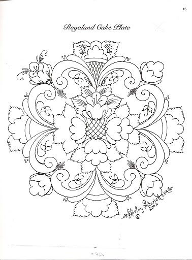 378x512 Rosemaling. Ould Also Be A Beautiful Pattern For Vellum
