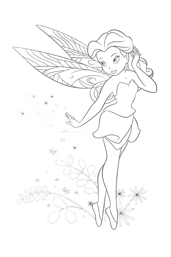 567x850 Disney Fairies Coloring Pages Rosetta Fairy Coloring Pages