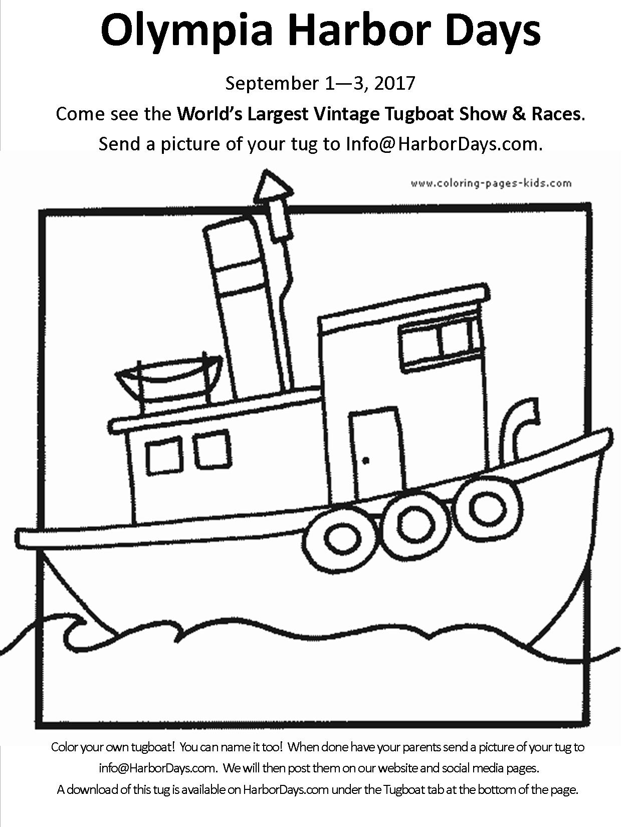 1275x1650 Bargain Tugboat Coloring Page Row Boat Fishing