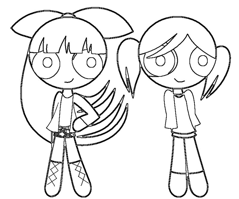 800x667 Powerpuff Girls Bubbles Coloring Pages