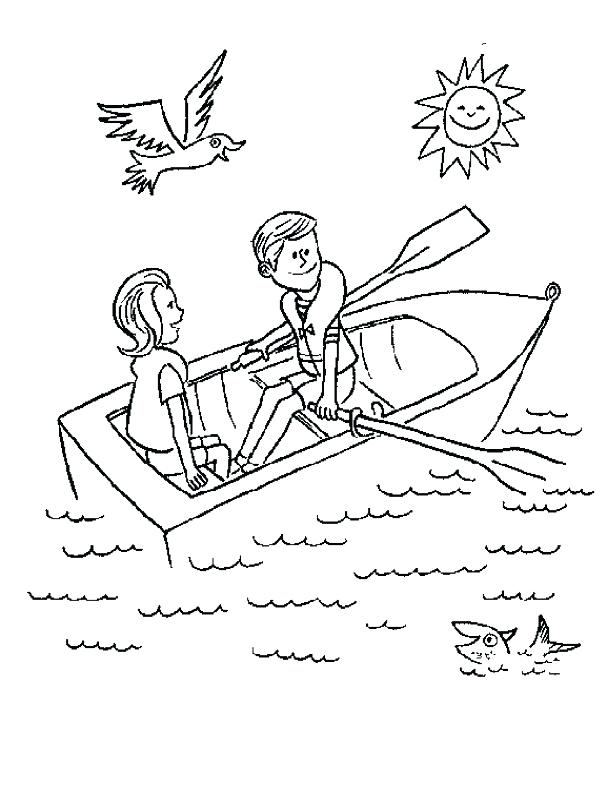 612x792 Row Your Boat Coloring Pages Rowing Colouring Page 0 Fuhrer Von