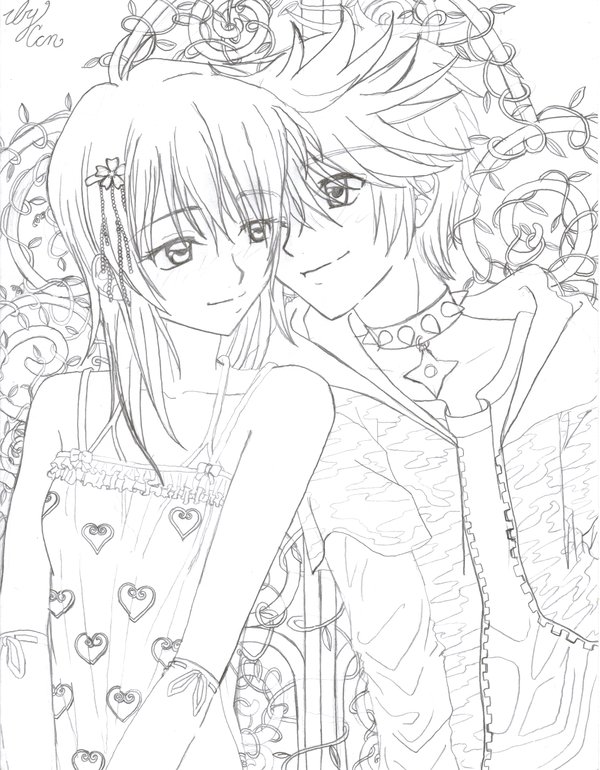 600x770 Love Birds, Namine + Roxas By Koyukitorigirl