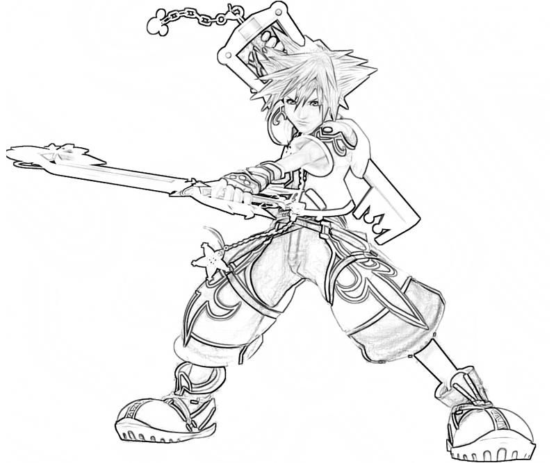 800x667 Piters Of Sora Printable Kingdom Hearts Sora Characters Coloring