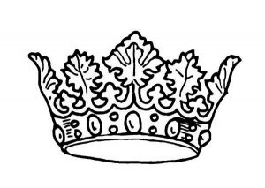 Royal Crown Coloring Pages