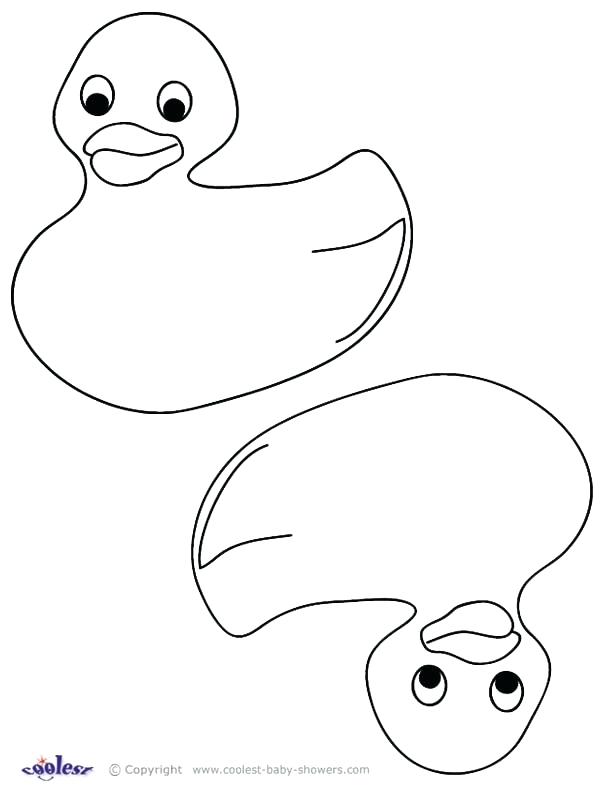 612x792 Rubber Duck Coloring Pages Printable For Invites Rubber Ducky