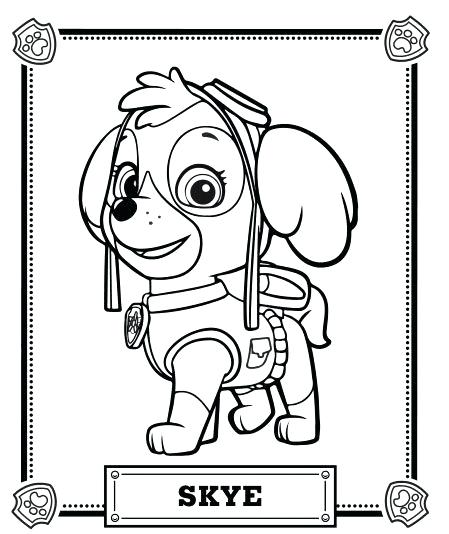 449x534 Paw Patrol Colouring Pages Rubble Printable Coloring Paw Patrol