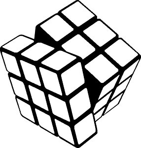 286x300 25 Images Of Rubix Cube Cut Out Template