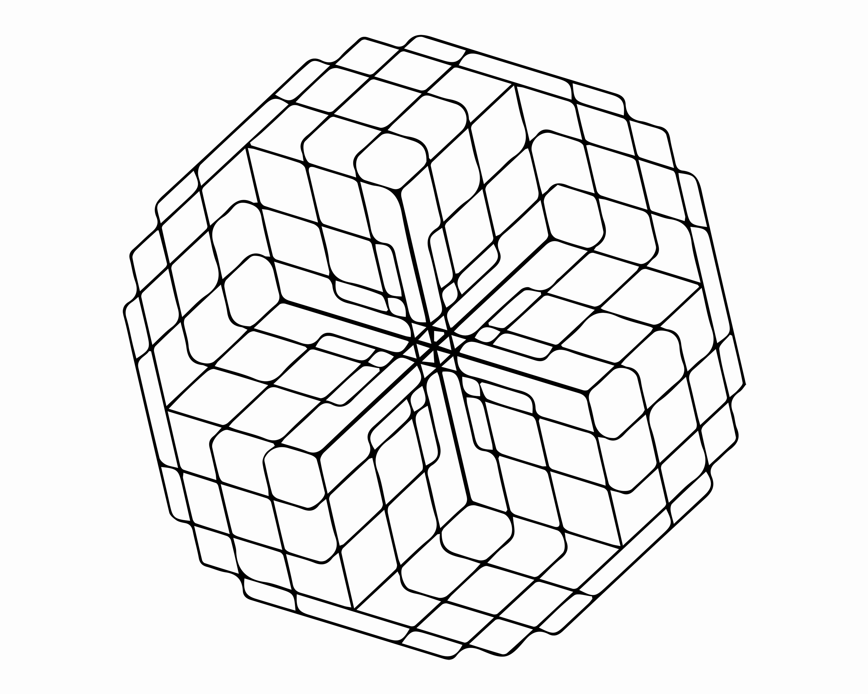 3000x2400 Trend 3d Coloring Sheets 3d Pages Pictures