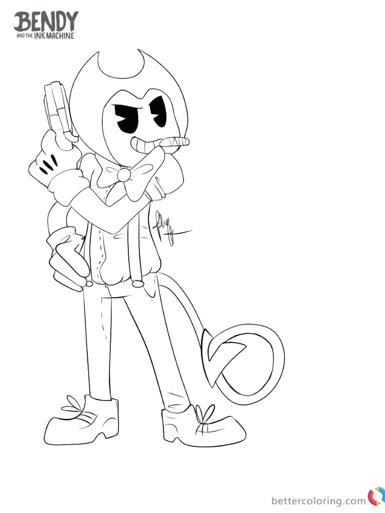 768x1024 Tested Ruby Bridges Coloring Page Bendy And The Ink Machine Pages