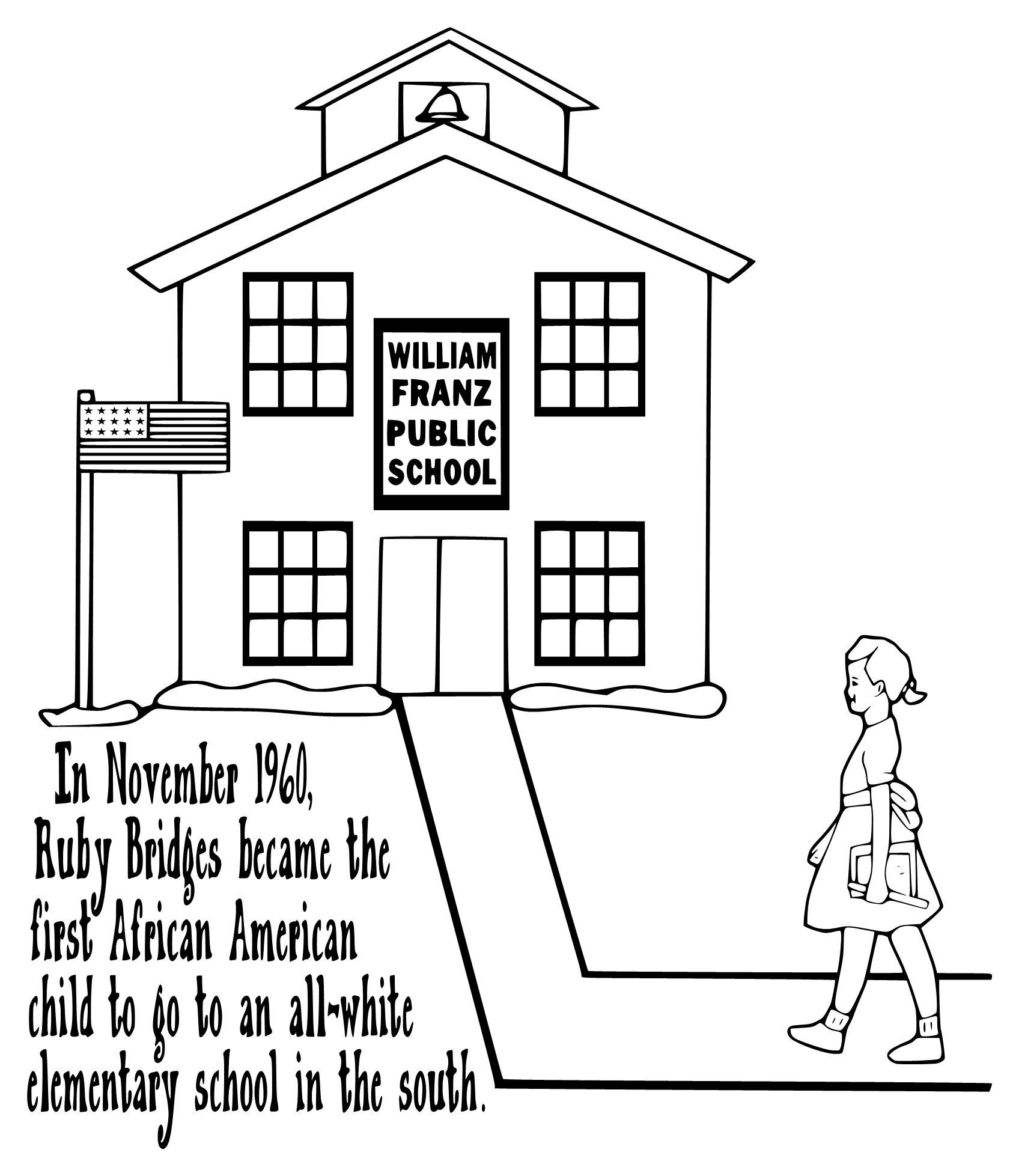 1696x1957 Ruby Bridges Coloring Page F5d78752da923a13d8d413222e183c71