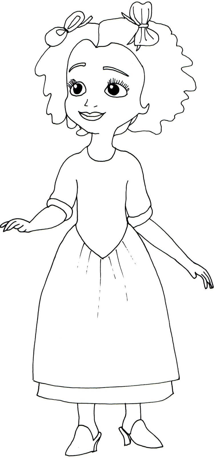 756x1600 Sofia The First Coloring Pages Ruby Sofia Disney