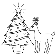 Rudolph Printable Coloring Pages