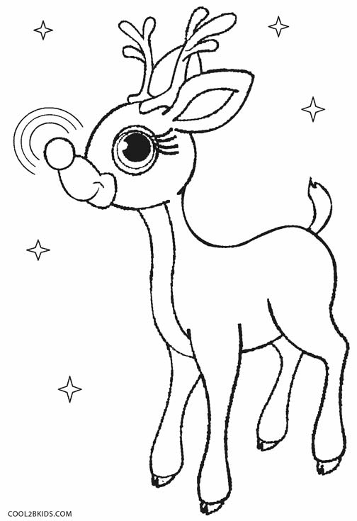 504x735 Printable Rudolph Coloring Pages For Kids Cool2bkids
