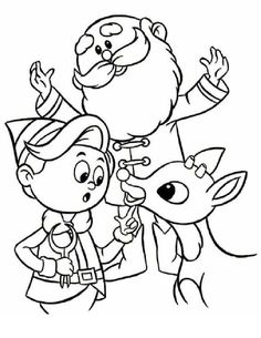236x305 Santa Sleigh Coloring Page Worksheets, Santa And Christmas Holidays