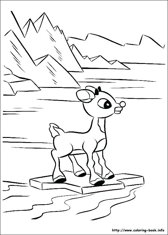 567x794 Kiss The Red Nosed Reindeer Coloring Page Color Wilma Rudolph