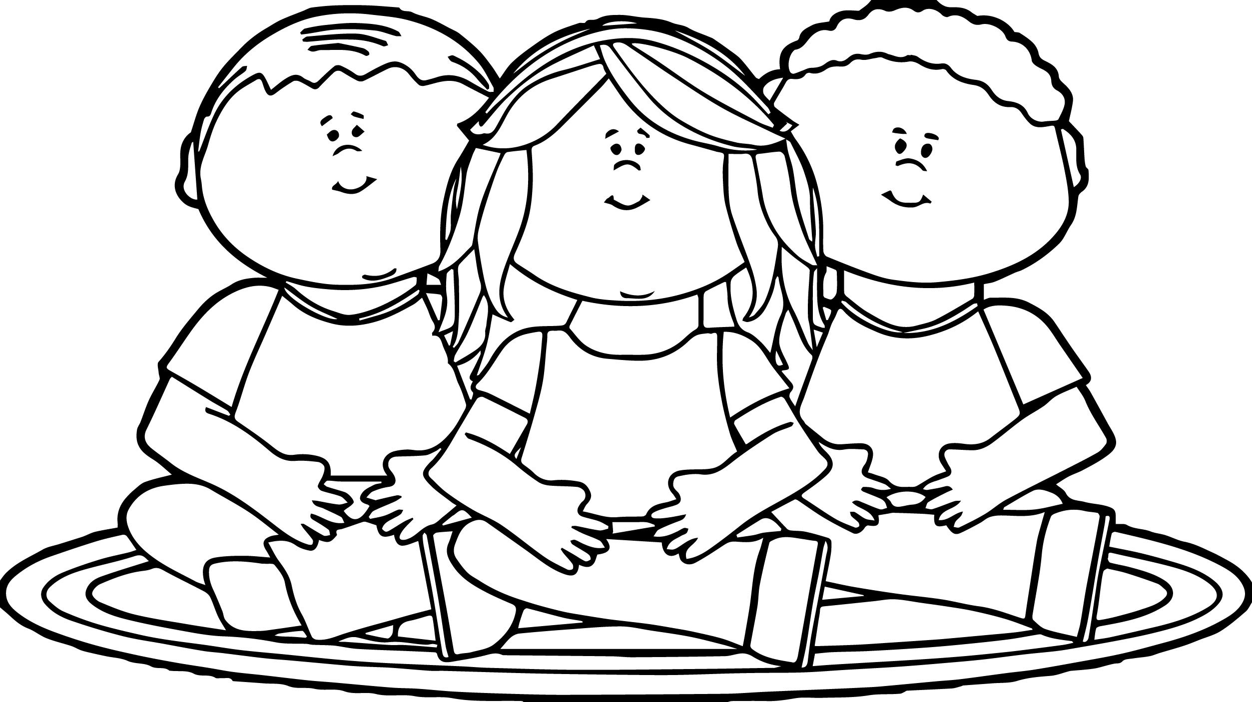 2506x1406 The Best Kids Sitting On School Rug Coloring Page Wecoloringpage