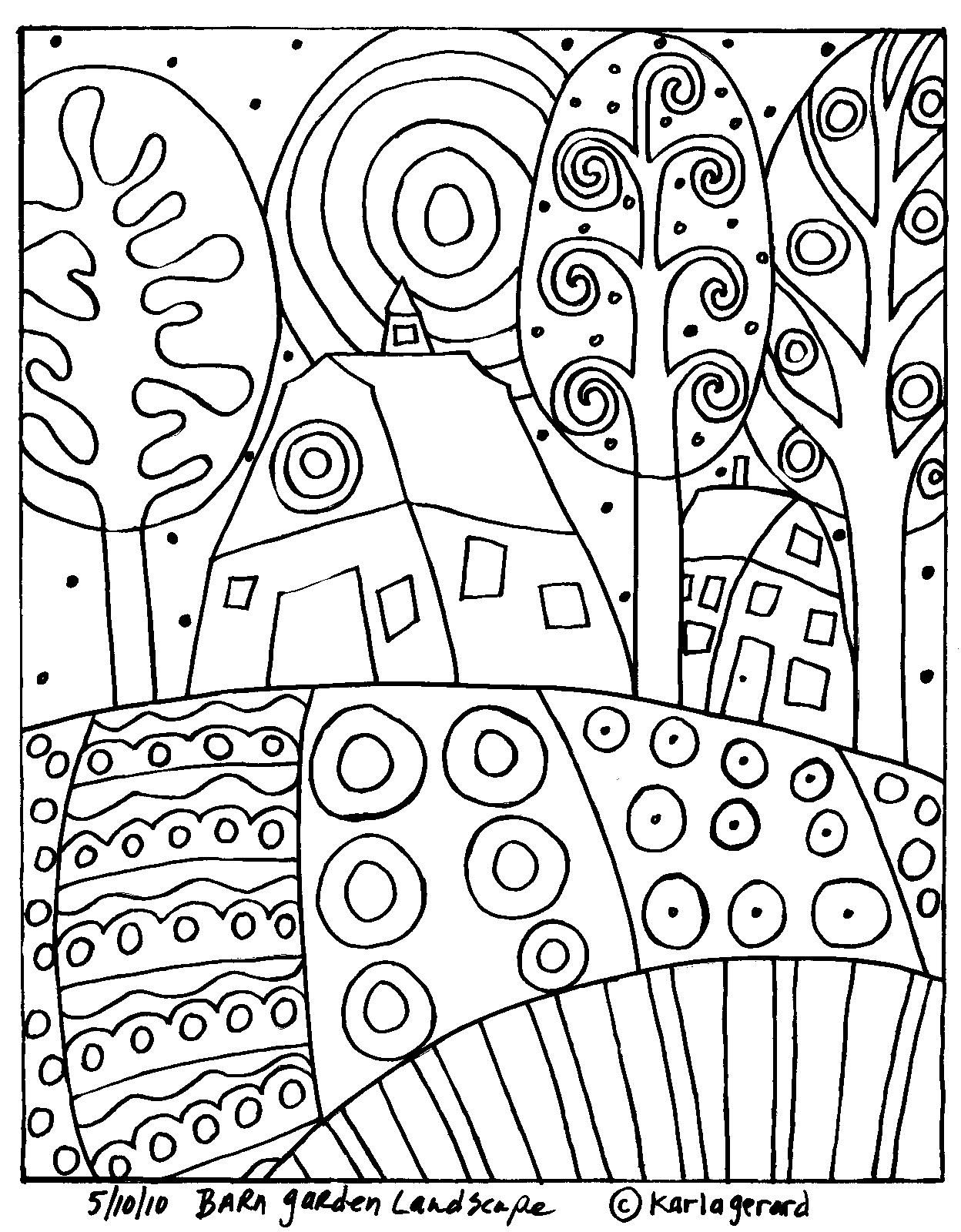 1248x1600 Free Rug Hooking Patterns Barn Garden Landscape Rug Hook Paper