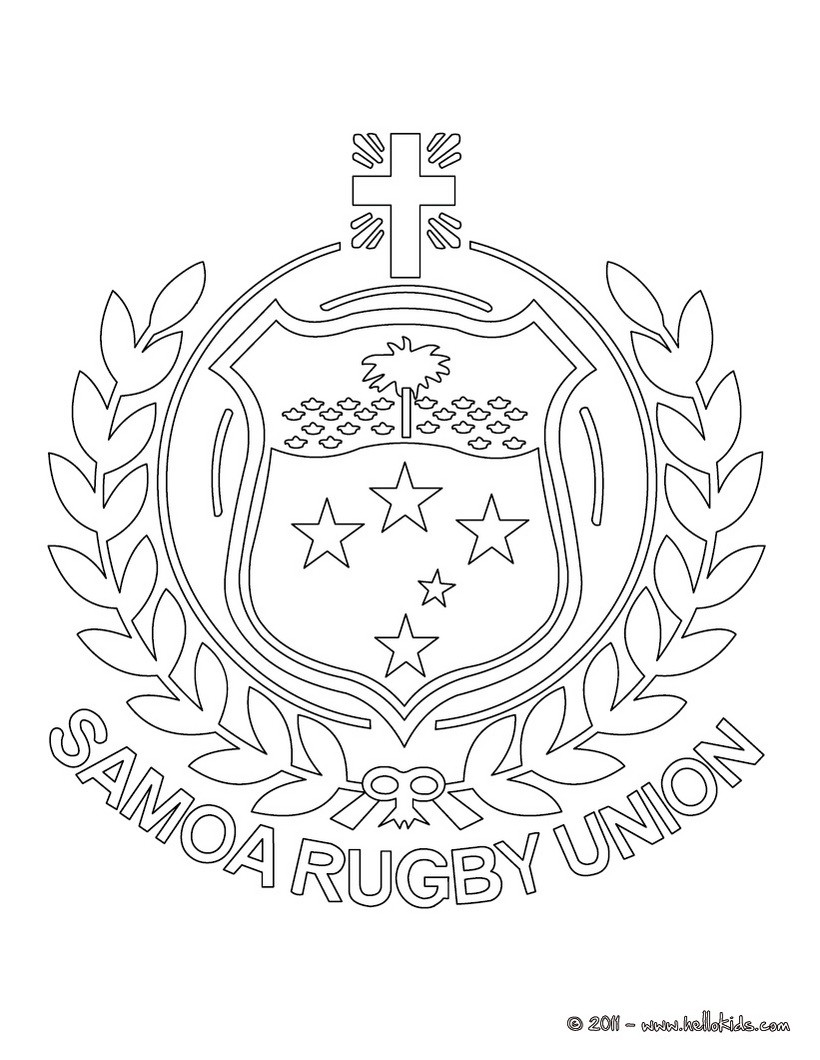 820x1060 Rugby Coloring Pages