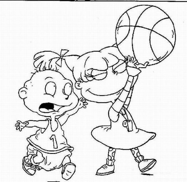 Rugrats Angelica Coloring Pages