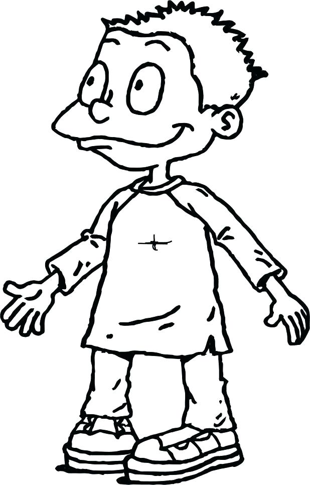 618x966 Pickle Coloring Page Angelica Pickles Happy Face In Rugrats
