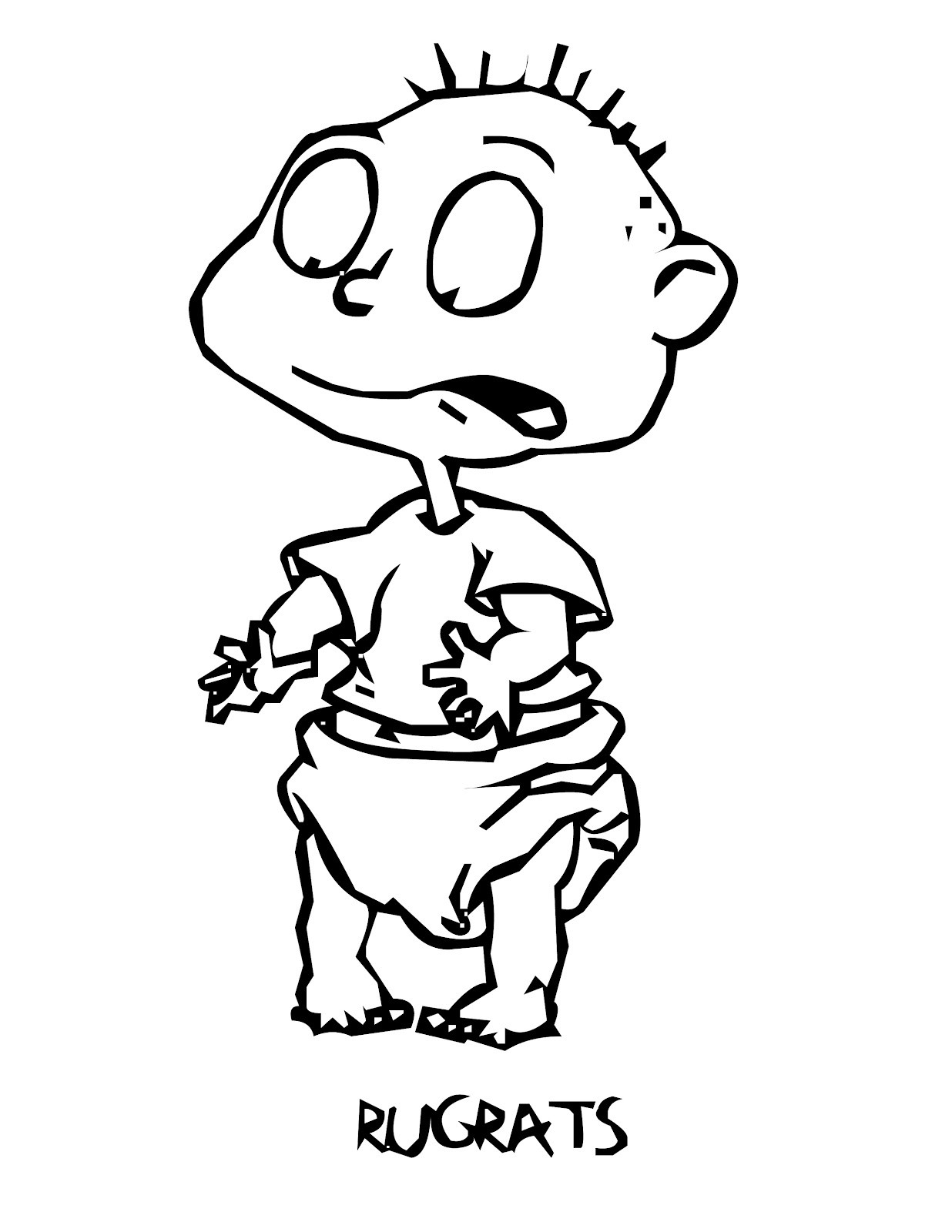 1236x1600 Rugrats Coloring Pages Beautiful Angelica Pickles Rugrats All