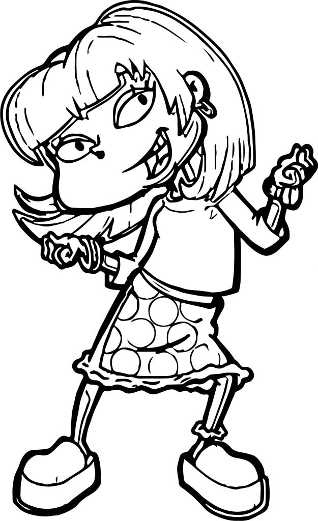 625x1024 Angelica Rugrats All Grown Up Coloring Page Wecoloringpage