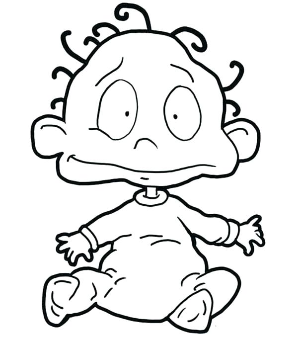 600x684 Pickle Coloring Page Rugrats Coloring Pages Pickles