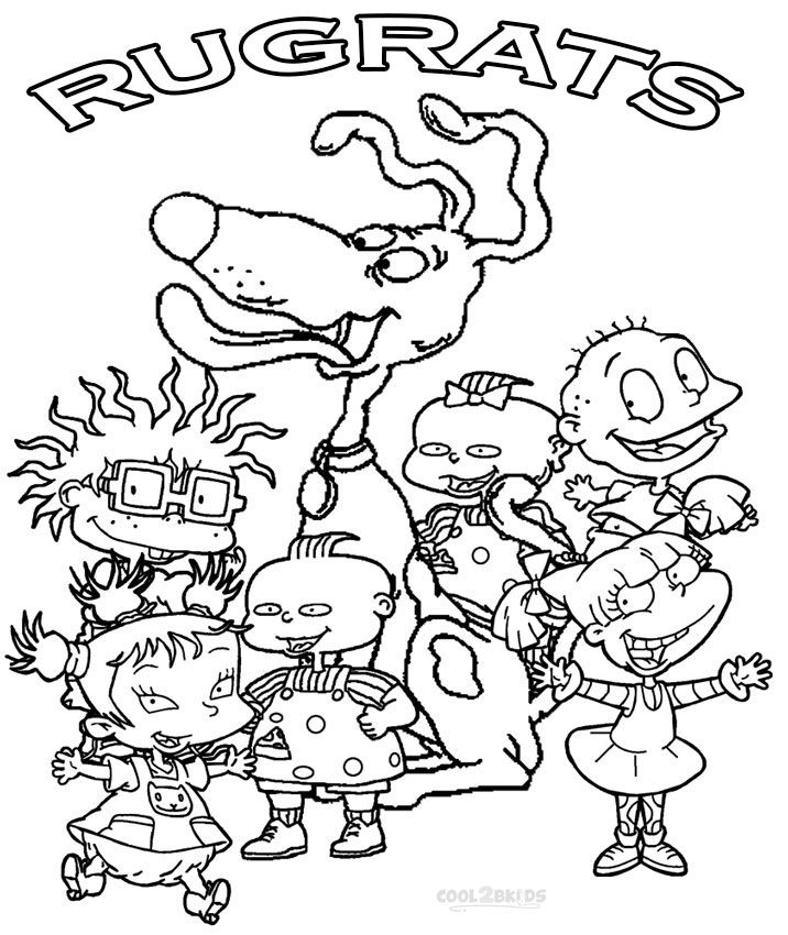 716x850 Printable Rugrats Coloring Pages For Kids Cool2bkids Coloring