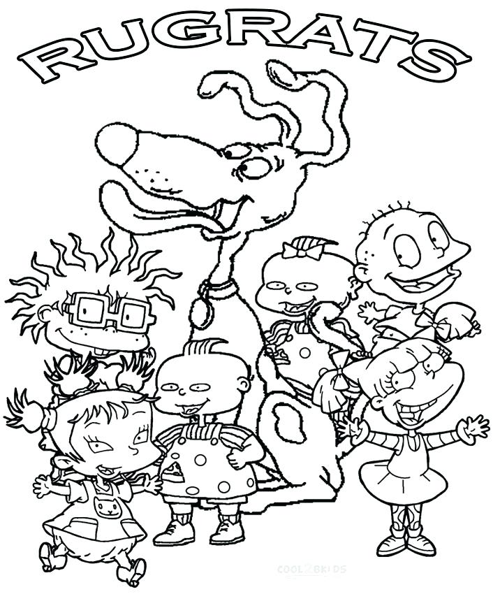 716x850 Rugrats Coloring Pages To Print Print Rugrats Coloring Pages