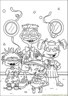 236x330 Clipart Coloring Pages Of The Rugrats In Paris
