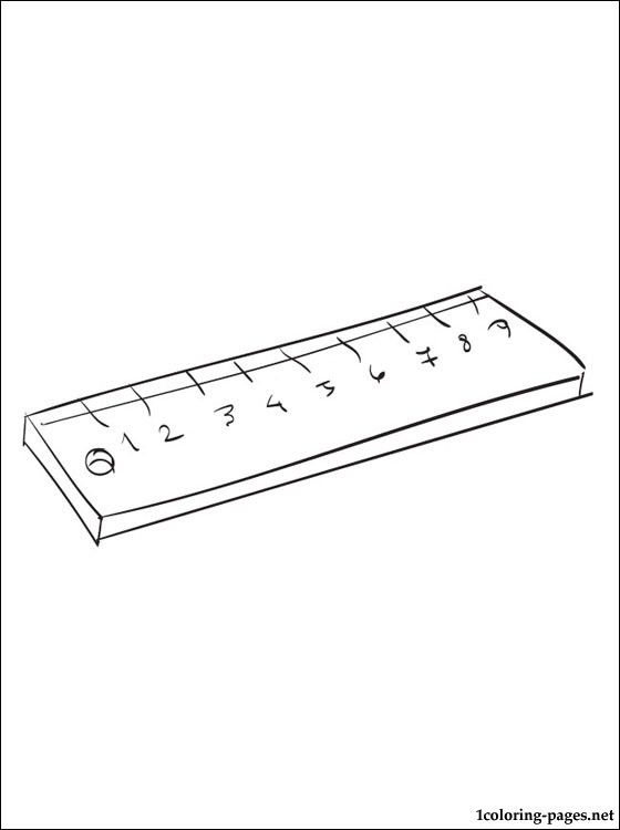 560x750 Ruler Coloring Page Coloring Pages