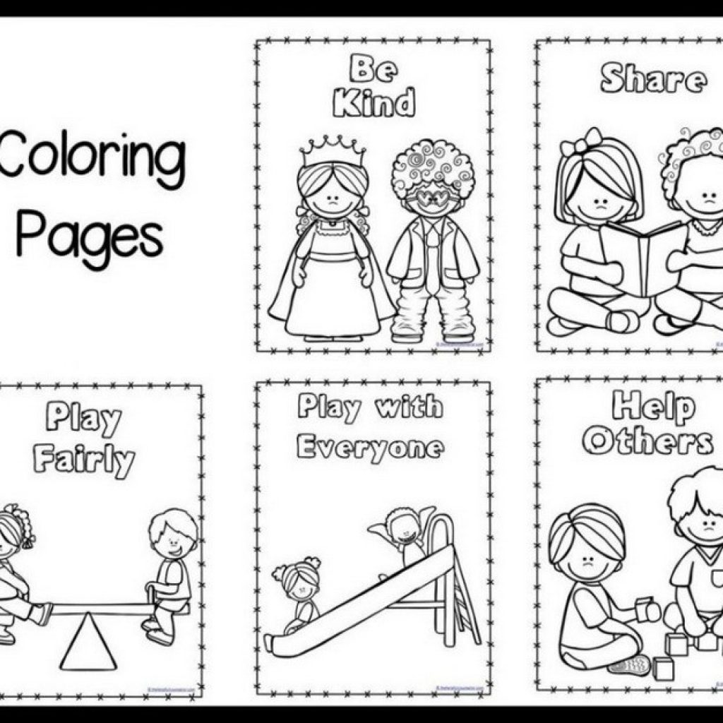 1024x1024 Classroom Rules Coloring Pages Download Arilitv Kids Free