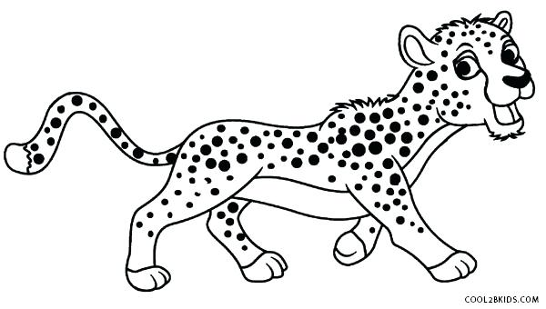 600x340 Real Cheetah Coloring Pages Unique For Your Year Color With Colo