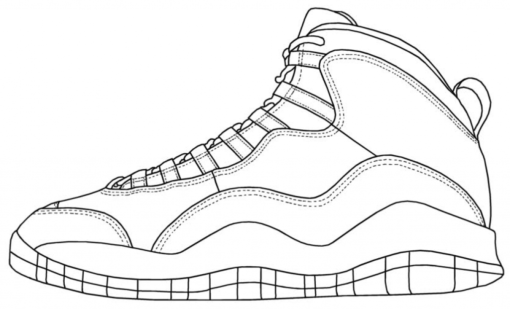 1024x621 Awesome Shoe Coloring Page Shoes Pages Print Murderthestout
