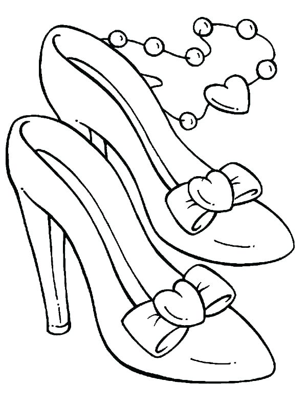 600x789 Coloring Pages Of Shoes Coloring Page Shoes Many Interesting