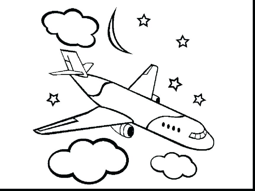 863x647 Planes Coloring Pages Plane At The Runway Propeller Plane Coloring