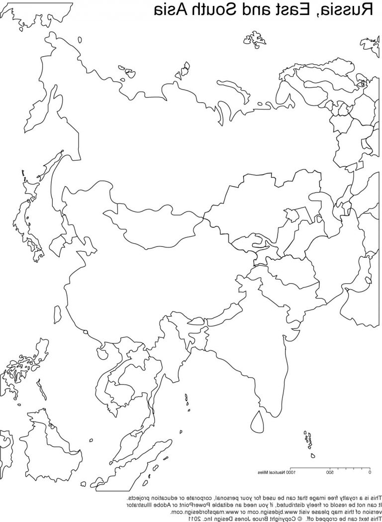 768x1049 Map Of Russia Printable Copy Competitive 9 Coloring Pages
