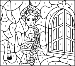 256x226 Princess Of Russia Coloring Page. Printables. Apps For Kids.