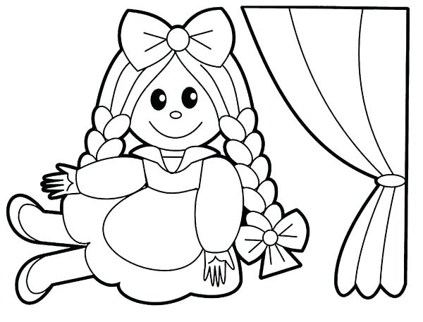 600x457 Lovely Doll Toys For Girls Coloring Pages Best Place To Color