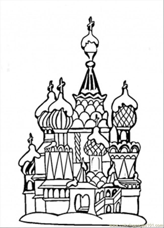 650x902 Russia Coloring Pages