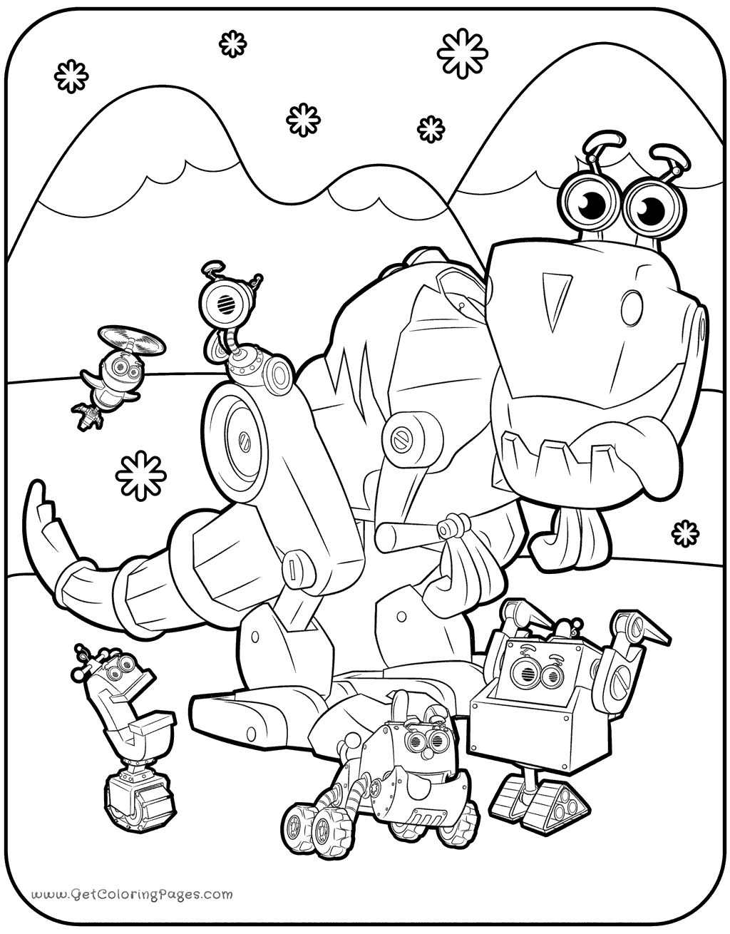 1024x1310 All Robots Coloring Pages From Rusty Rivets