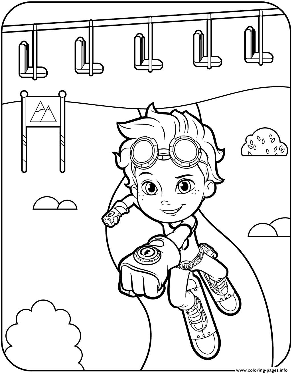 1024x1310 Free Printable Rusty Rivets Coloring Pages Printable